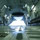 Pfc. Ekenberg prepares for the flight to Kandahar.